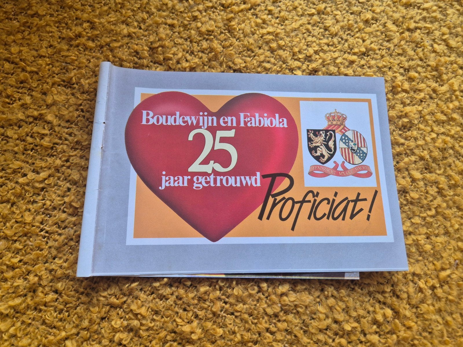kaarten story boudewijn fabiola 25 jaar getrouwd, Verzenden