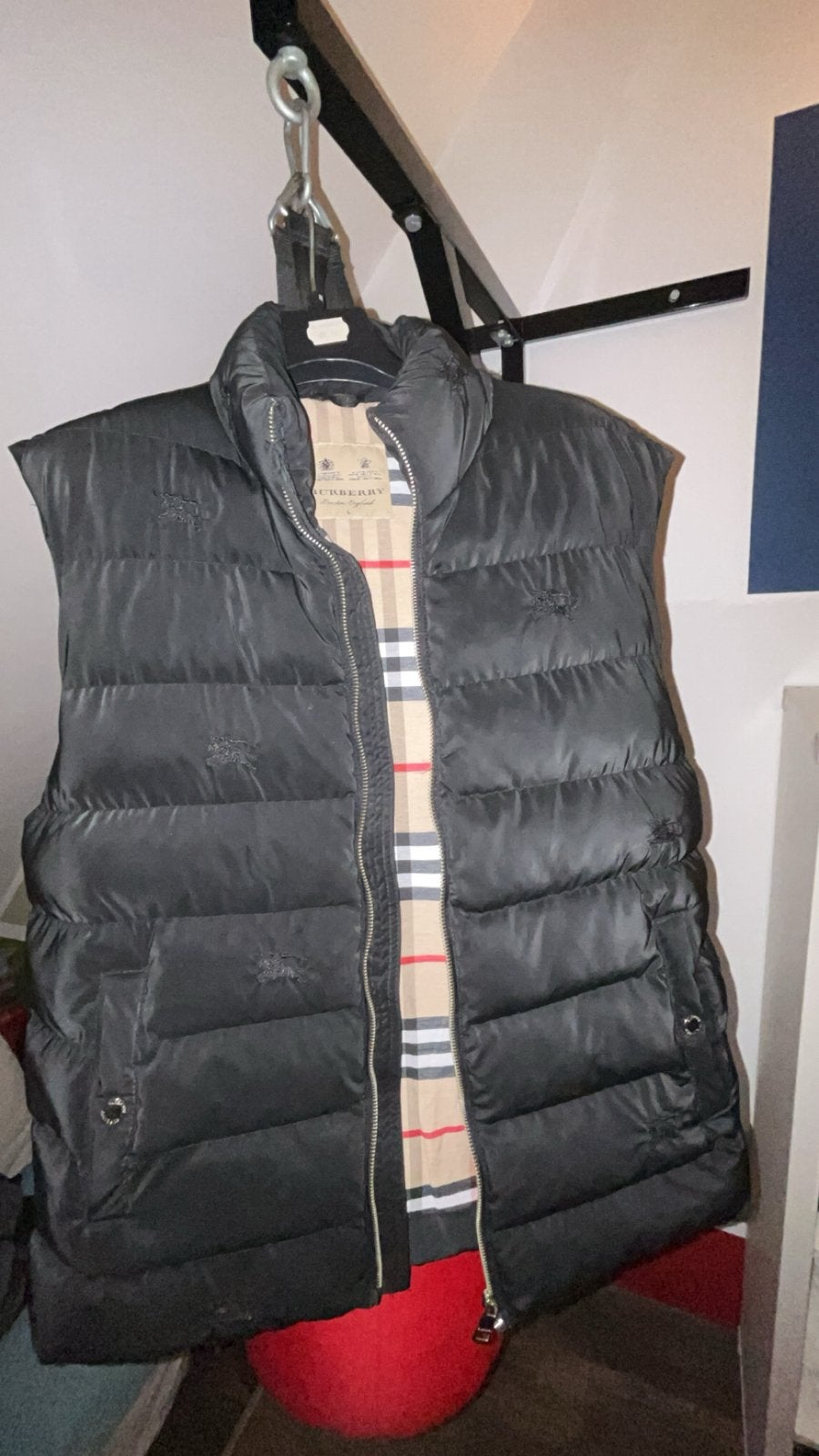 Burberry bodywarmer, Kleding | Dames, Ophalen, Zo goed als nieuw, Maat 42/44 (L), Zwart