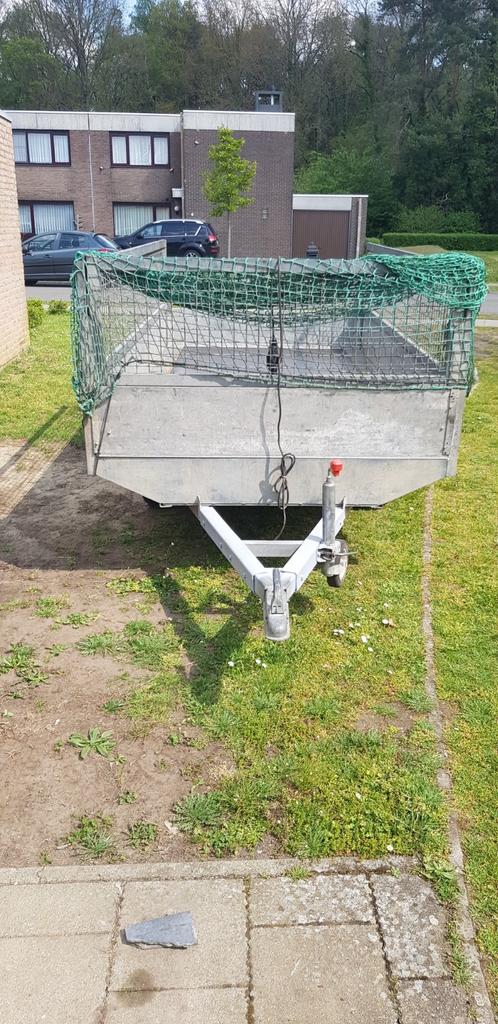 Aanhangwagen Dubbel as ongeremd 750 kg aluminiu, Auto diversen, Ophalen, Zo goed als nieuw