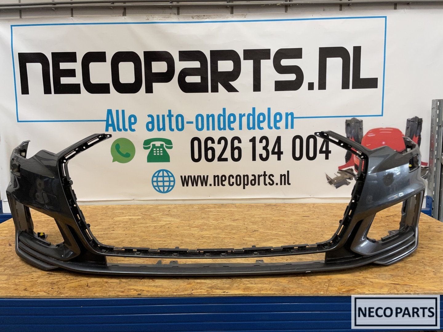 BUMPER AUDI A6 C8 4K S-LINE S LINE VOORBUMPER S6 4K0807437C, Auto-onderdelen, Gebruikt, -, -, Bumper
