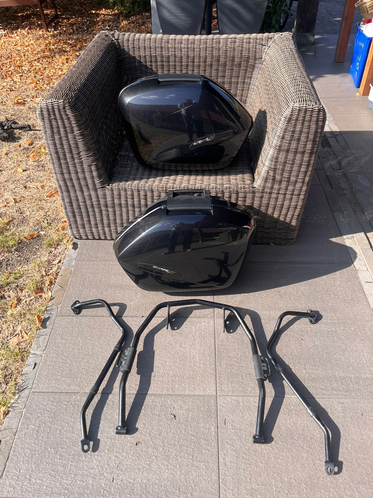 Set de bagages original Honda cbr1100xx Blackbird, Enlèvement, Comme neuf