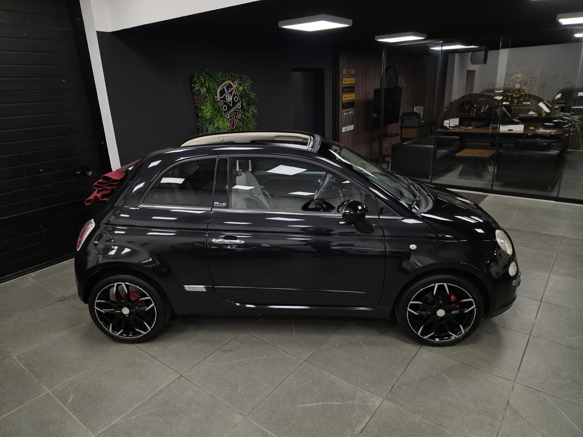 FIAT 500C TURBO BENZINE/2012/CABRİO/TOPSTAAT, Autos, Euro 5, Boîte manuelle, 62 kW, https://public.car-pass.be/vhr/a2a46441-8eb4-4ee2-9f96-18c0a3eca390
