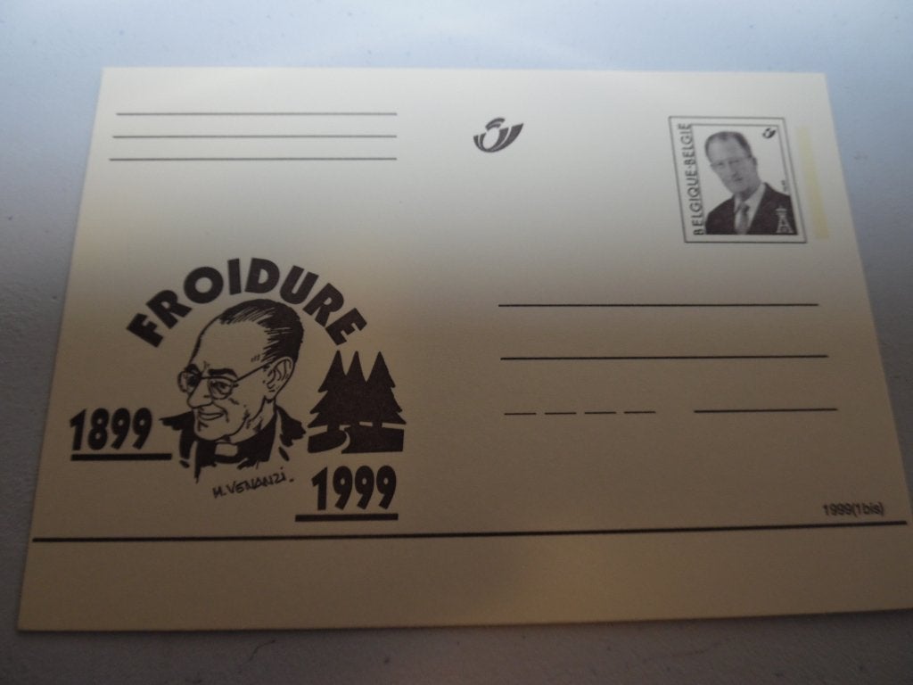 Briefkaarten met Reclame  Froidure, Enlèvement ou Envoi, Non oblitéré