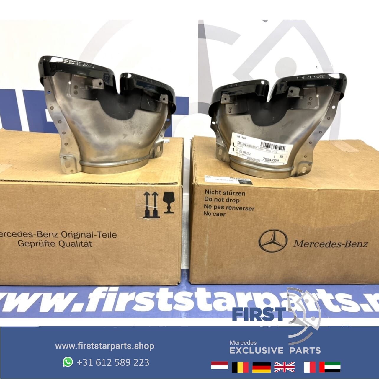 W253 X253 C253 FACELIFT GLC63 AMG UITLAAT SIERSTUKKEN SET ZW, Utilisé, -, -, Enlèvement ou Envoi