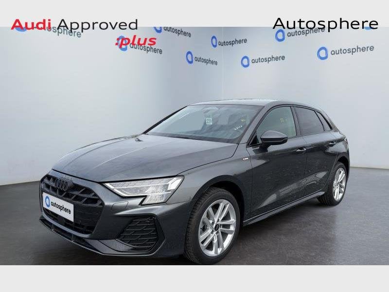 Audi A3 Sportback A3 Sportback 30 TFSI MHEV S line S tronic, Auto's, Audi, Automaat, Navigatiesysteem, Zilver of Grijs, Stadsauto