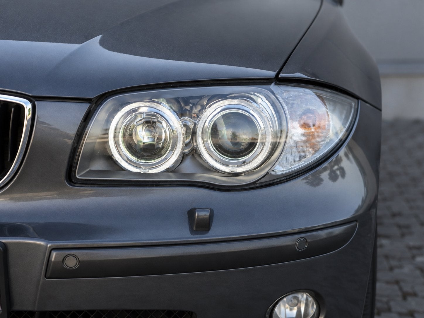 BMW 120i Essence Automatique | 220 000 km | Cuir | Navi, Autos, Cuir, Argent ou Gris, Achat, Beige