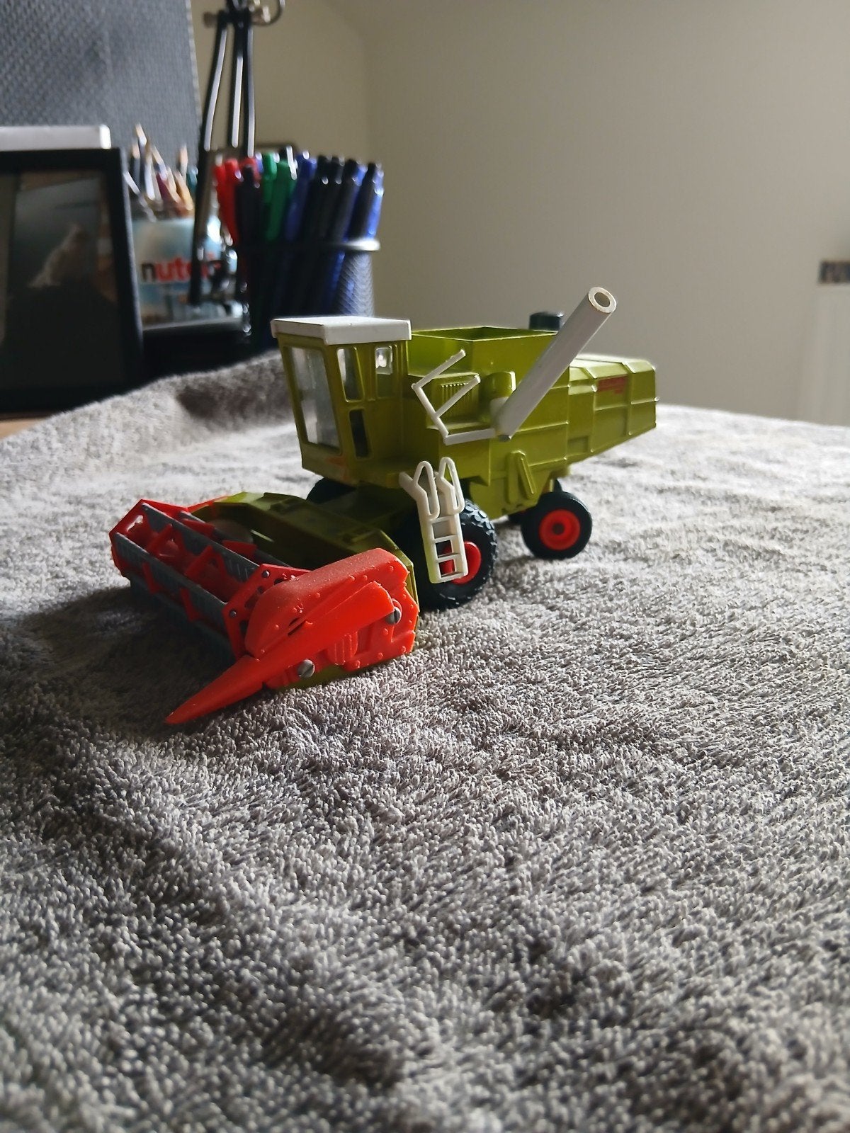 Claas dominator 100 1:32, Hobby & Loisirs créatifs, Voitures miniatures | 1:32, Enlèvement ou Envoi, Utilisé, Tracteur et Agriculture
