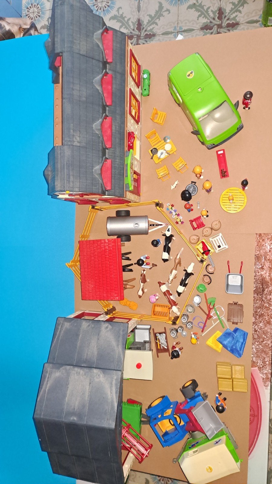 lot playmobil ferme et animaux, Kinderen en Baby's, Ophalen, Gebruikt, Losse onderdelen, Overige typen