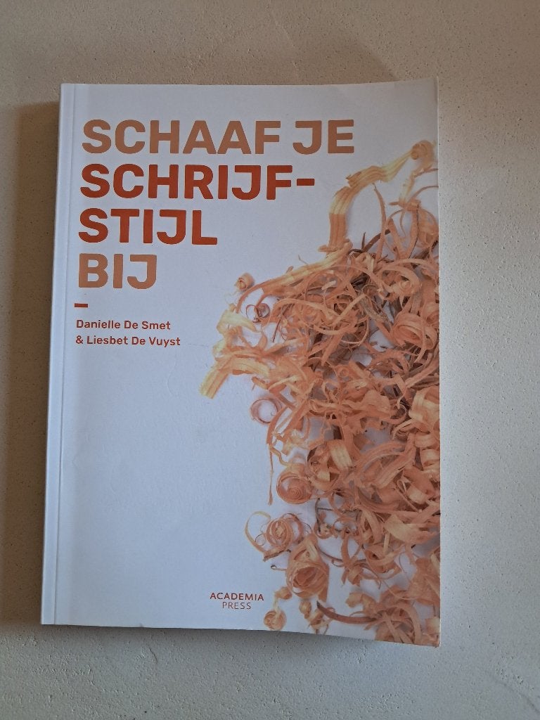 Handboek - Schaaf je schrijfstijl bij (rechtspraktijk), Ophalen of Verzenden, Zo goed als nieuw, Hogeschool