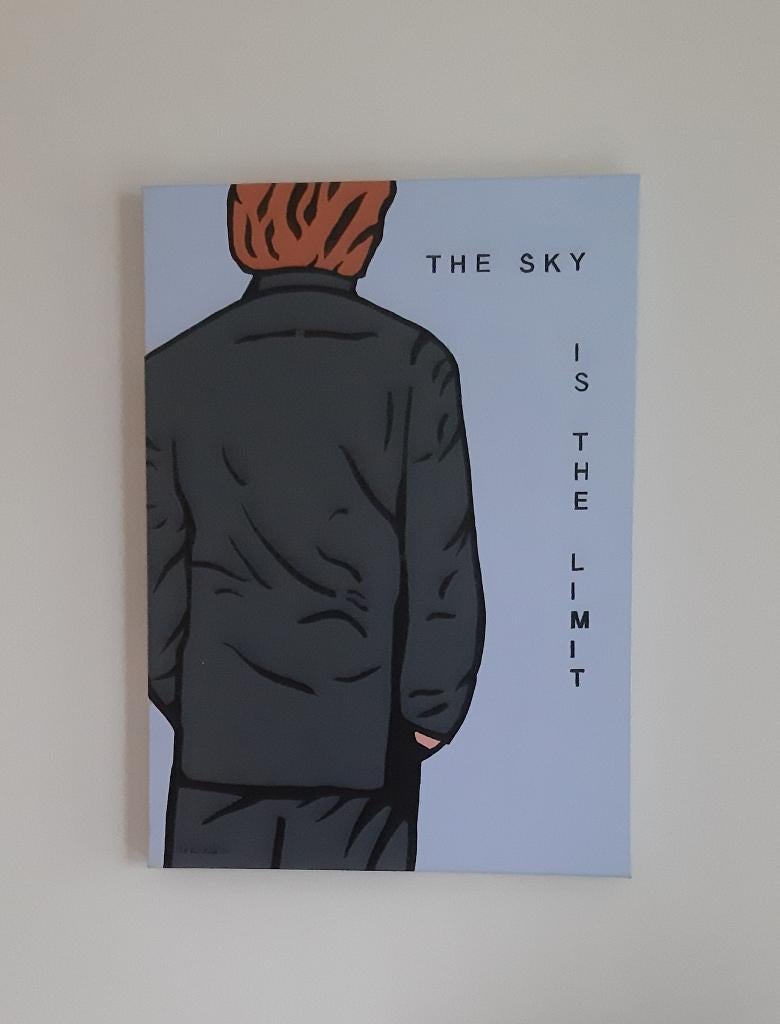 Schilderij: The sky is the limit., Ophalen of Verzenden