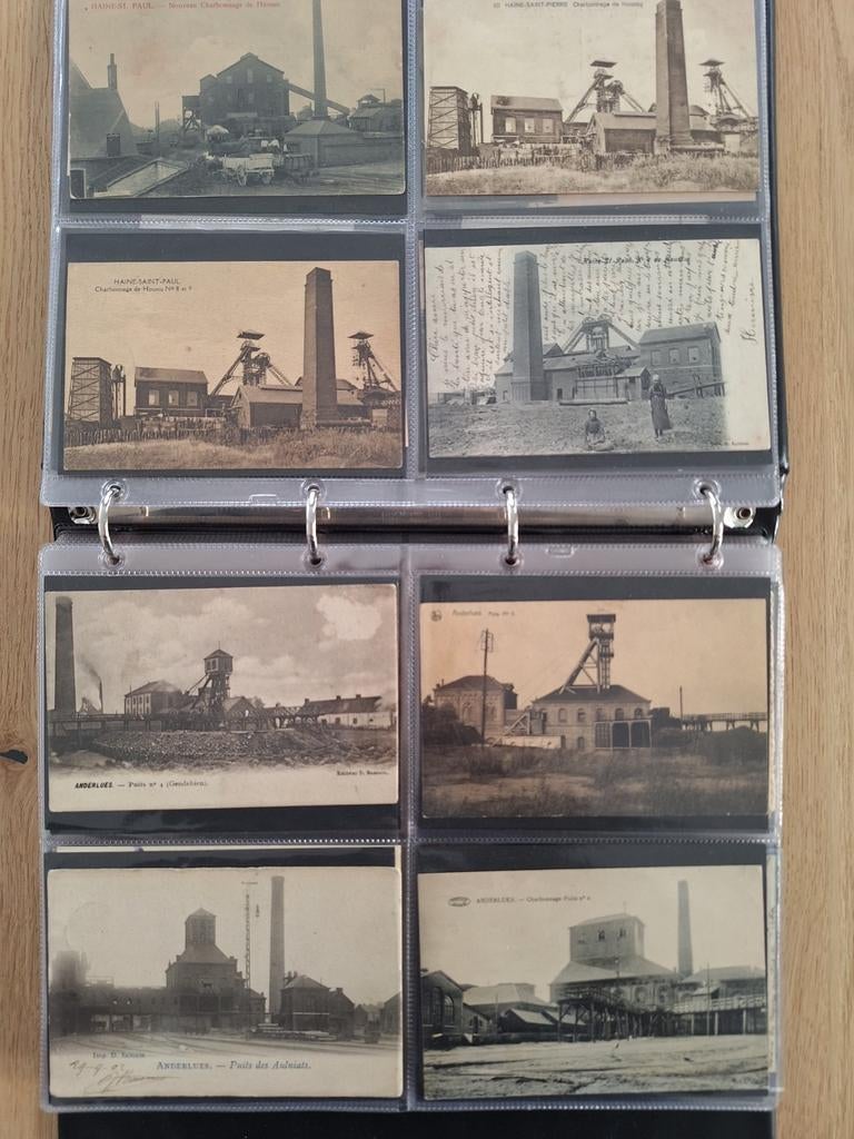 142 Cartes postales ancienne charbonnage, Collections