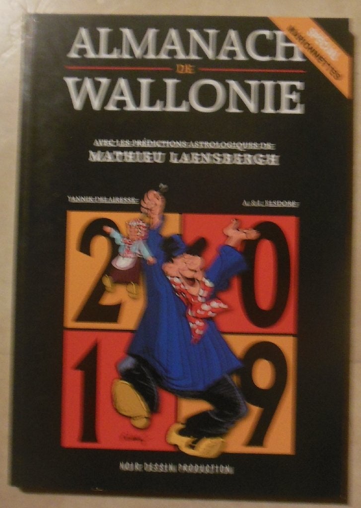 Almanach de Wallonie 2019, Enlèvement ou Envoi