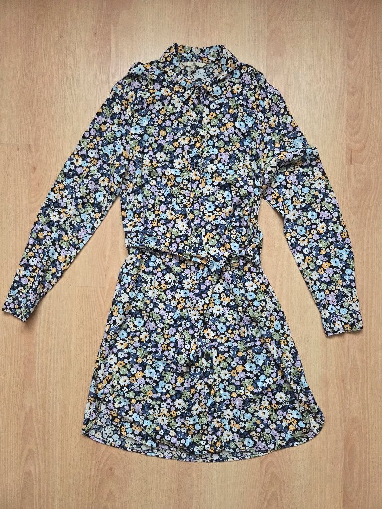 Gebloemde hemdjurk - maat 34, Kleding | Dames, Ophalen of Verzenden, Maat 34 (XS) of kleiner, Meerkleurig, Boven de knie
