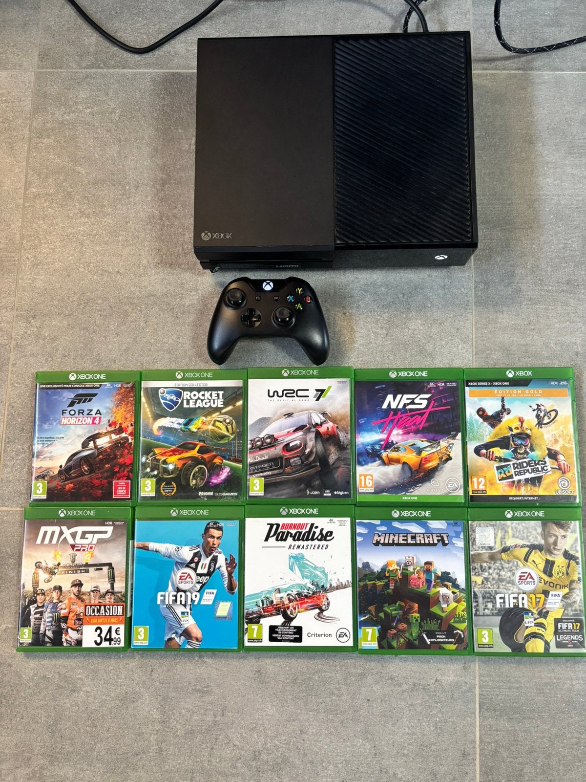 Xbox one complète avec jeux et manette, Ophalen, Met games, Xbox One, Zo goed als nieuw