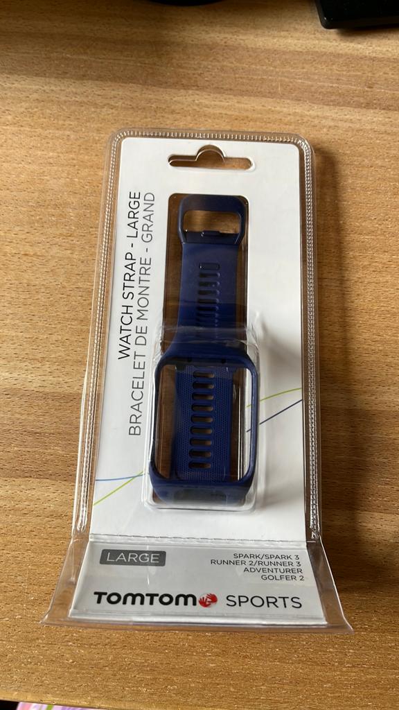 Tomtom bracelet de montre, Enlèvement ou Envoi, Neuf, Bleu
