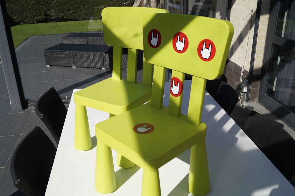 ikea kinderstoel, Ophalen, Gebruikt