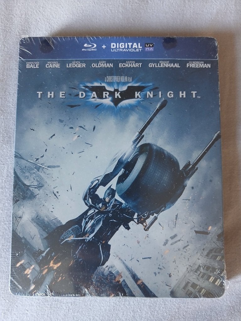 The Dark Knight Steelbook Blu-ray, CD & DVD, Enlèvement ou Envoi, Neuf, dans son emballage, Blu-ray