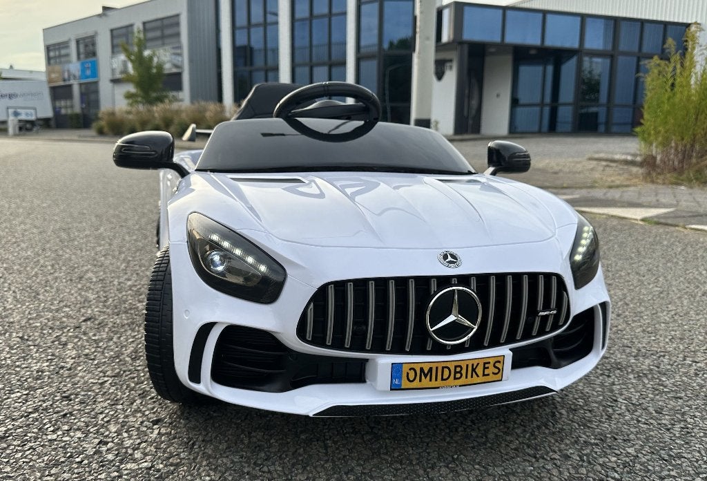 Mercedes-Benz GT-R AMG zwart 12V Afstandsbediening, MP3, AUX, Kinderen en Baby's, Ophalen of Verzenden, Nieuw