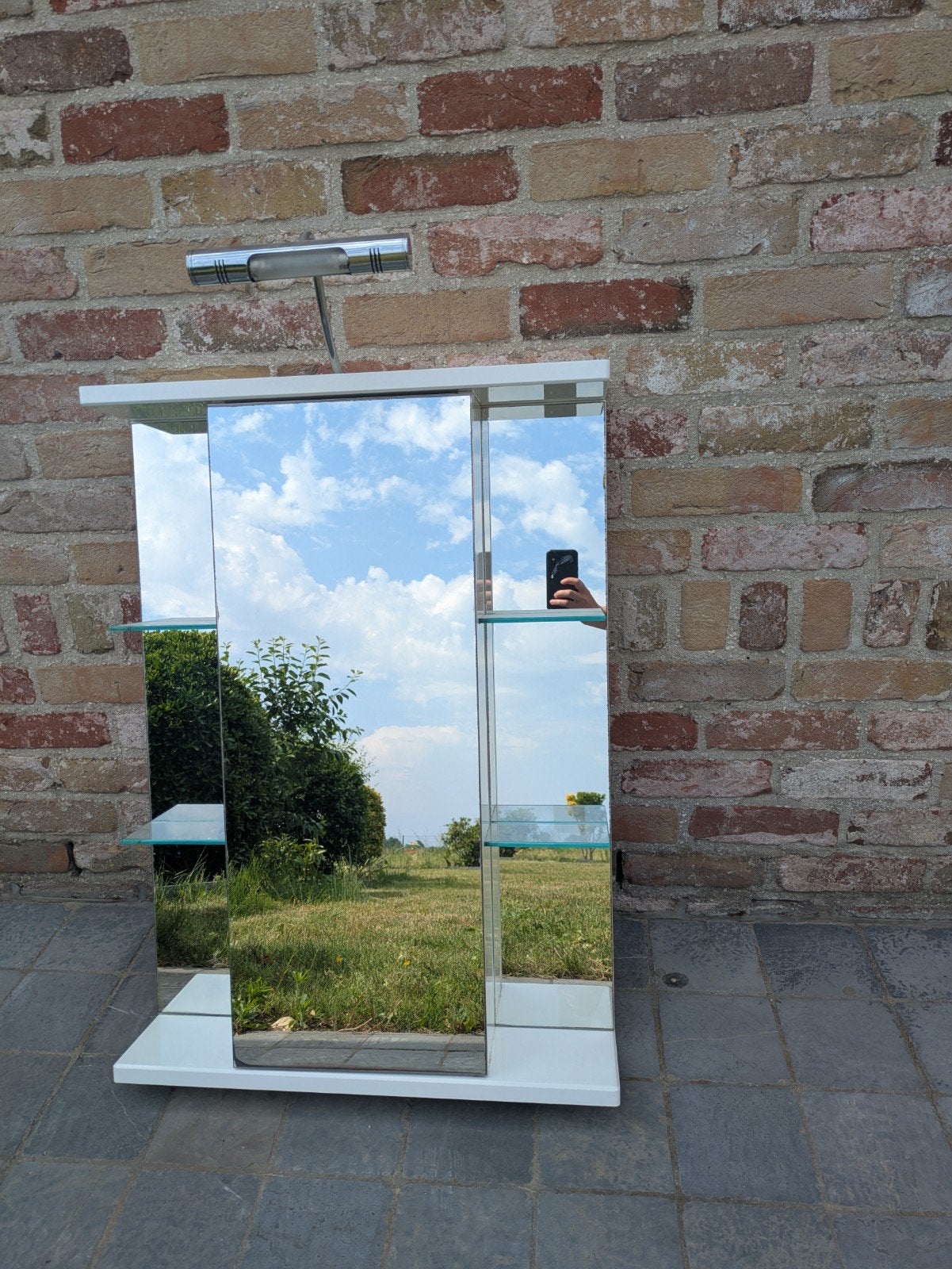 Badkamermeubel spiegelkast, Ophalen