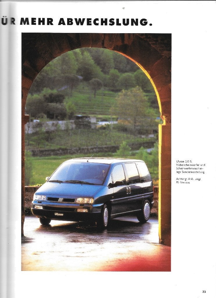FIAT ULYSSE  1995, Ophalen of Verzenden, Zo goed als nieuw, Overige merken