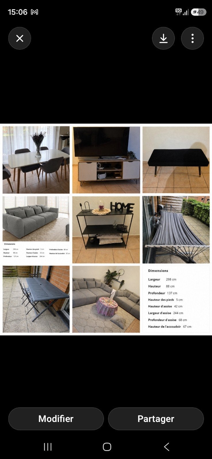 Meuble, Maison & Meubles, Enlèvement
