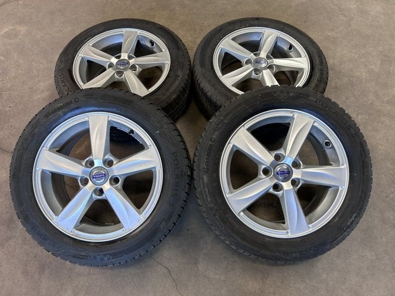 16 inch originele Matres velgen + winterbanden Volvo V40 313, Pneus et Jantes, Pneus hiver, 16 pouces, -