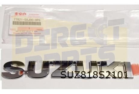 Suzuki embleem tekst ''Suzuki'' achterklep Origineel! 778215, Auto-onderdelen, -, Verzenden, -, Nieuw