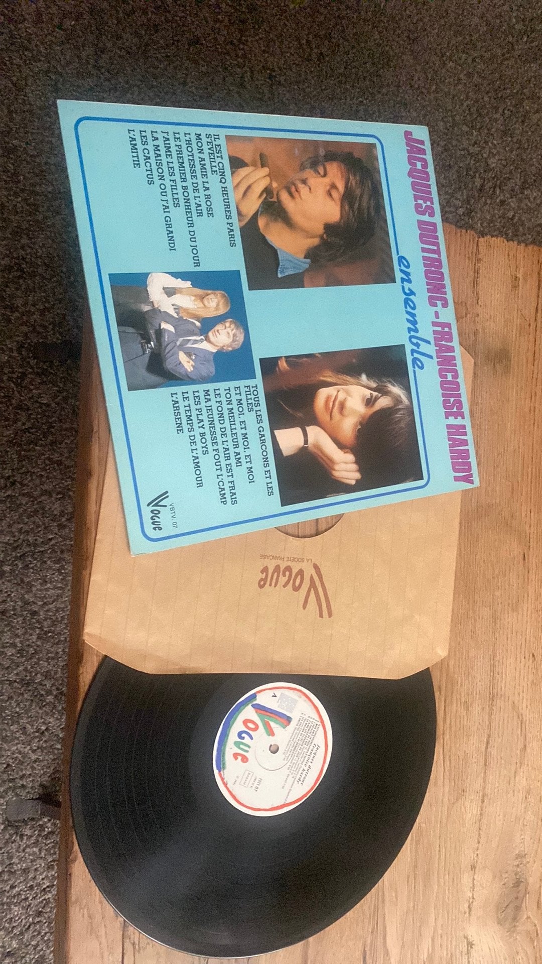 Jacques Dutronc, Françoise Hardy vinylset, 33, Cd's en Dvd's, Ophalen, Gebruikt