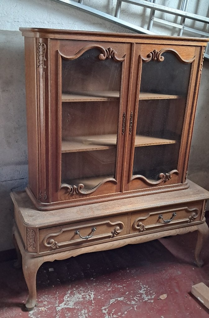 Vitrinekast, Huis en Inrichting, Kasten | Vitrinekasten, Ophalen, Gebruikt, 100 tot 150 cm, 100 tot 150 cm