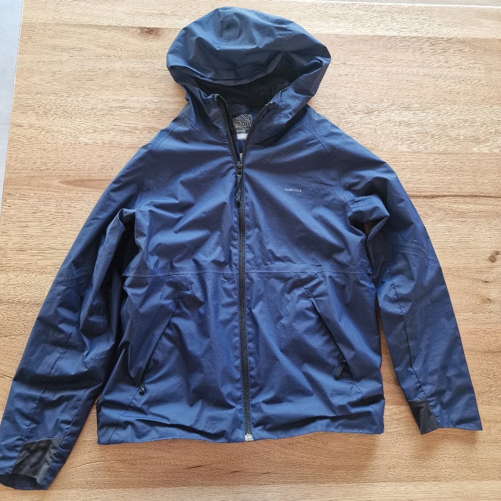 Regenjas Quechua 151 - 160, Kinderen en Baby's, Ophalen of Verzenden, Zo goed als nieuw, Quechua, Decathlon, Jongen
