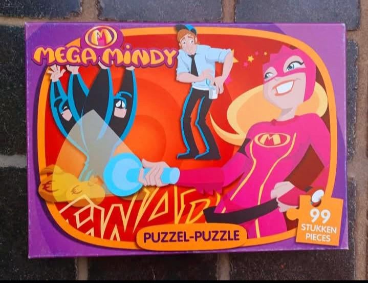 Puzzel Mega Mindy 99 stukken Studio 100, Kinderen en Baby's, Ophalen, Meer dan 50 stukjes, Zo goed als nieuw