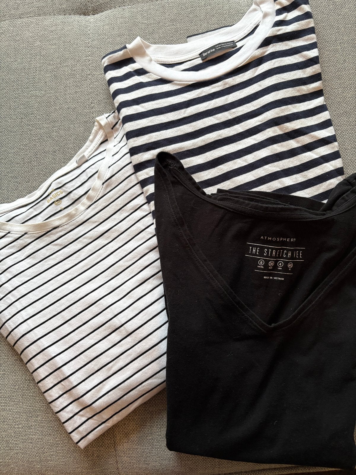 Pakket van 3 t-shirts met lange mouwen S, Kleding | Dames, Ophalen of Verzenden, Zo goed als nieuw, Maat 36 (S), Overige kleuren