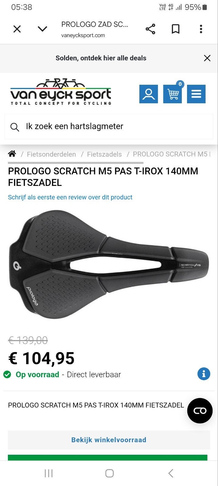 prologo m5, Fietsen en Brommers, Ophalen, Overige materialen, Gravelbike, Zo goed als nieuw