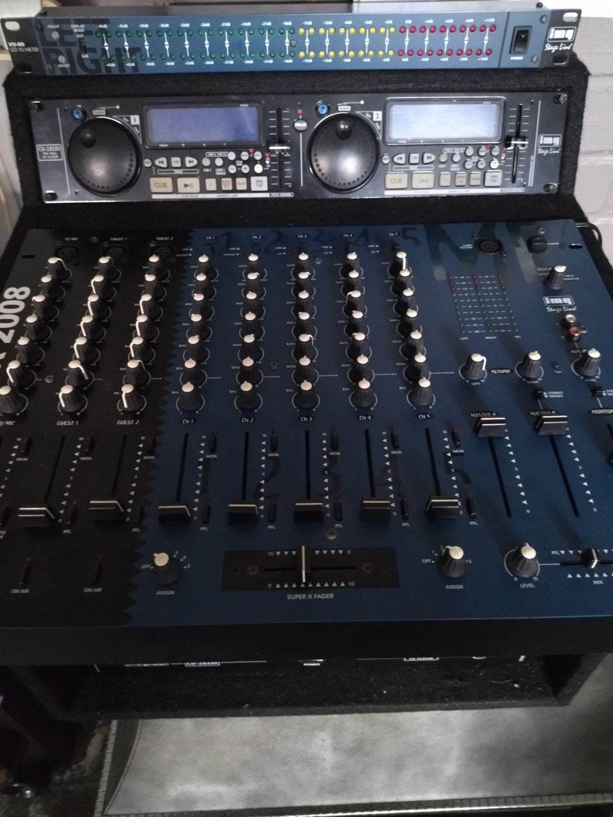 stage line, Muziek en Instrumenten, Ophalen, Gebruikt, 5 tot 10 kanalen, Microfooningang