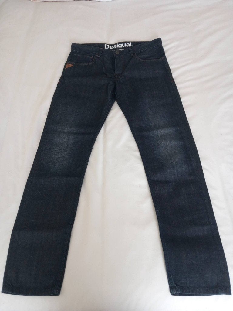 Jeans homme Desigual, Ophalen, Blauw, Zo goed als nieuw, W33 - W34 (confectie 48/50)