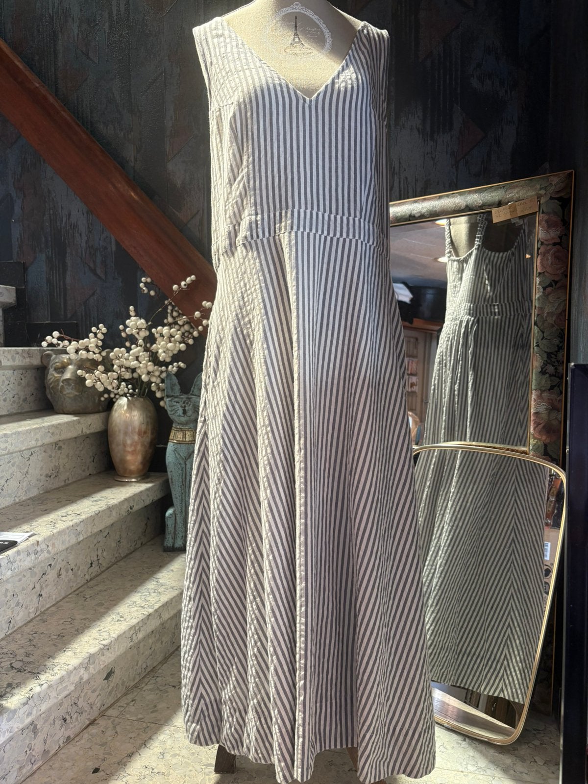 KALI YOG katoen maxidress (L 40/42) - nieuw!, Kleding | Dames, Ophalen of Verzenden, Nieuw