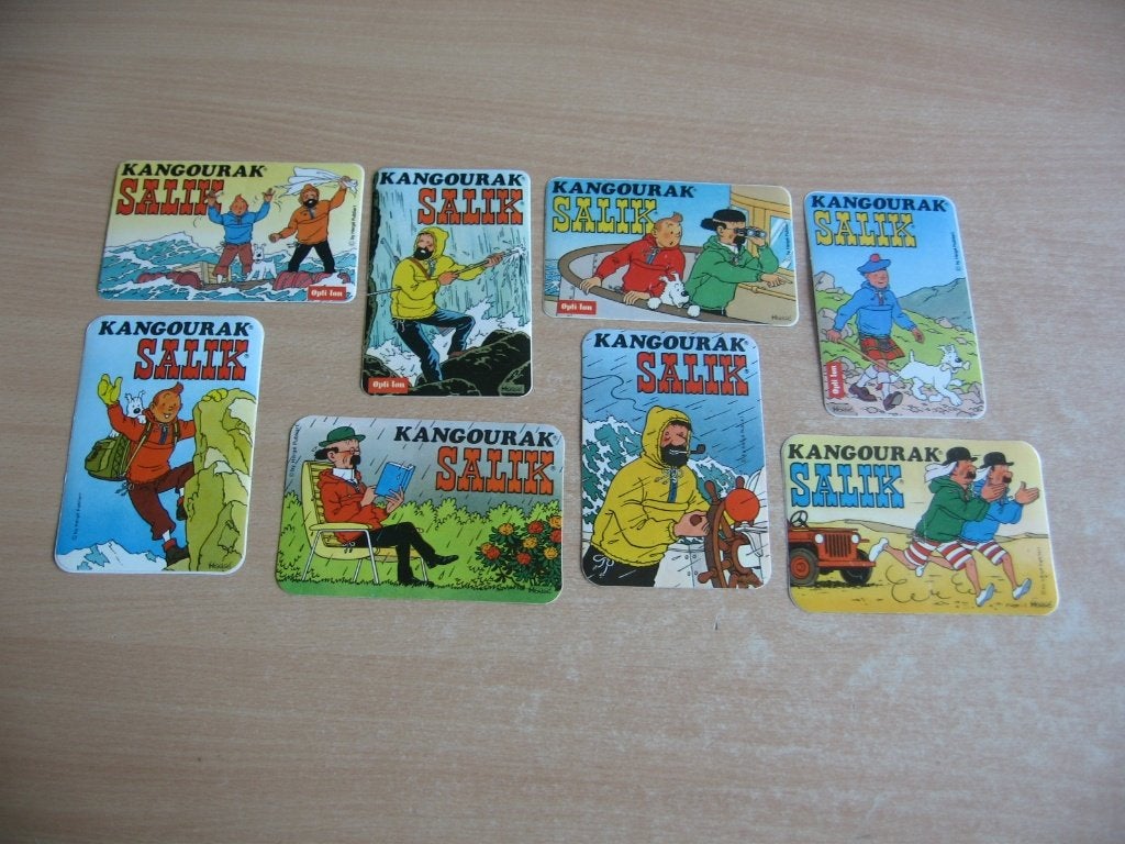 Tintin : Autocollants : Série complète « KANGOURAK SALIK »., Livres, BD, Neuf, Série complète ou Série, Enlèvement ou Envoi