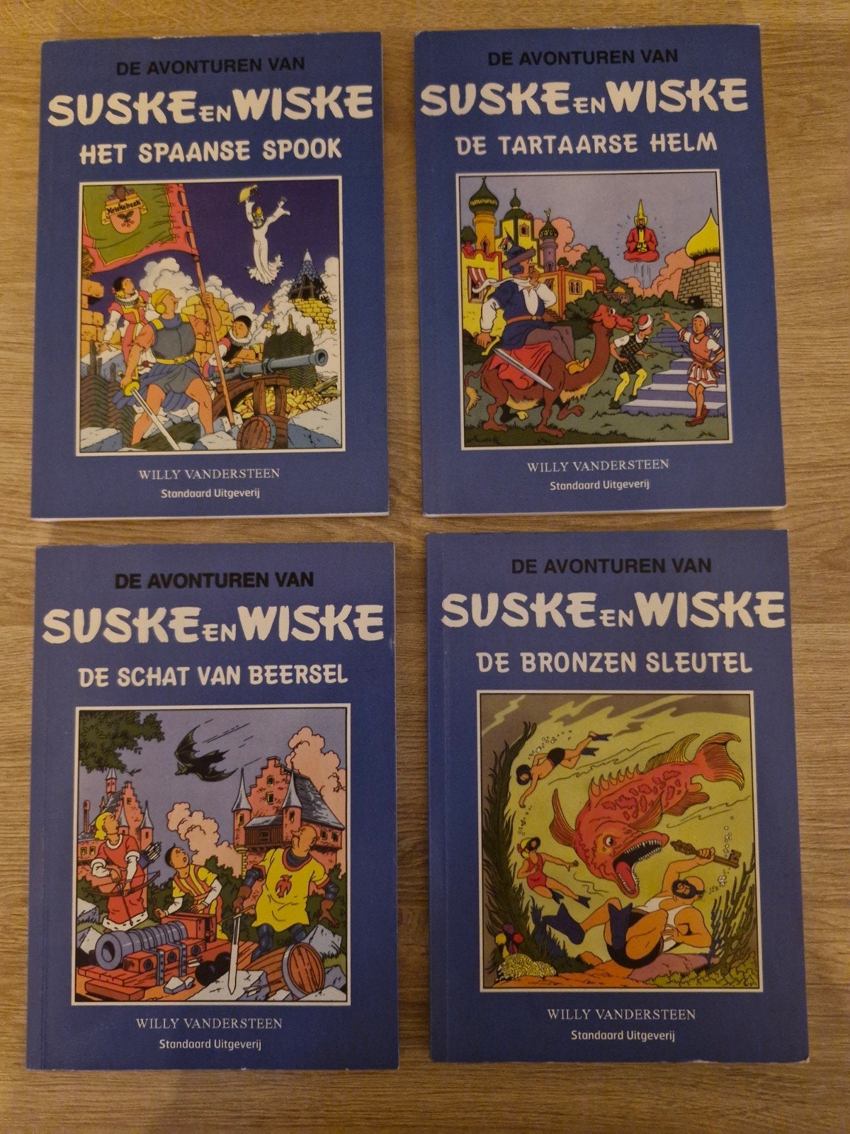 Pockets , blauwe kaft , complete reeks van 4 , 2003, Ophalen of Verzenden, Zo goed als nieuw, Willy Vandersteen, Complete serie of reeks
