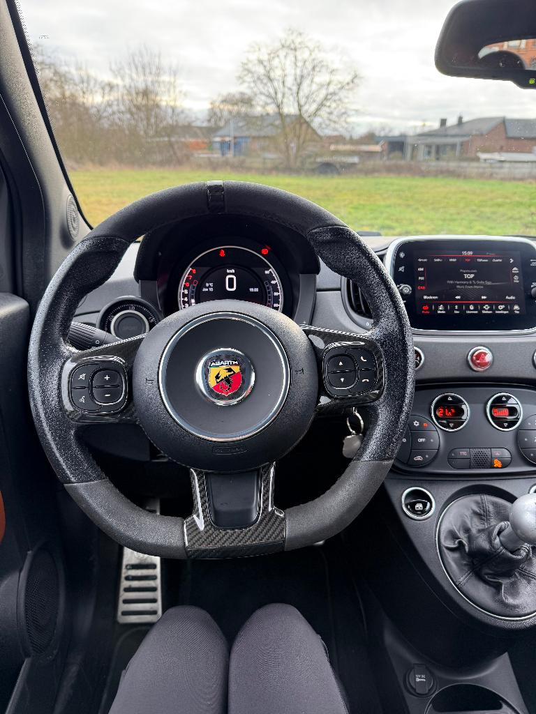 Fiat Abarth 500c te koop – sportieve pocket rocket, Autos, Argent ou Gris, Achat, Euro 6, Cabriolet