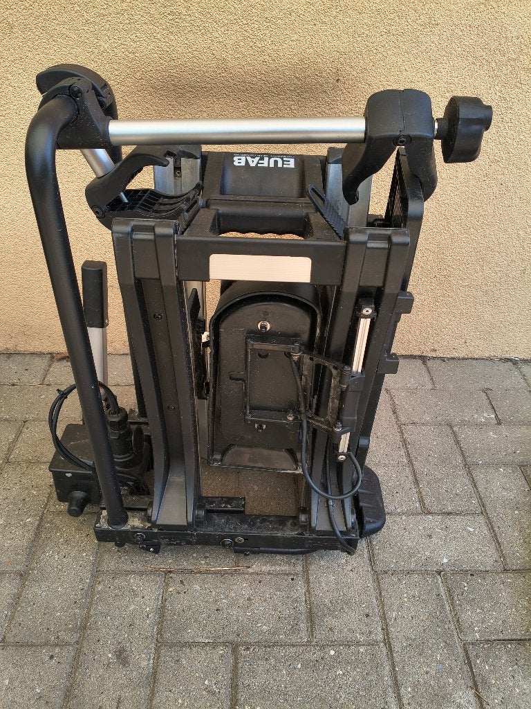 Porte-vélos inclinable et pliable, Enlèvement, Utilisé