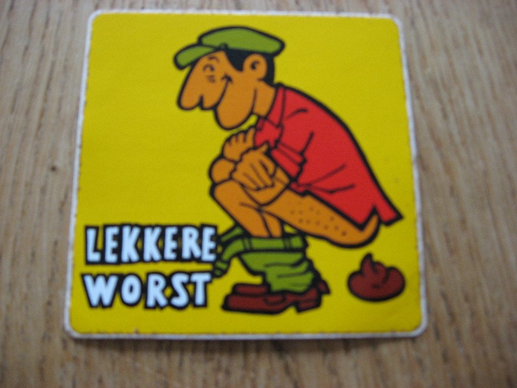 Lekkere Worst Sticker, Ophalen of Verzenden, Nieuw, Overige typen
