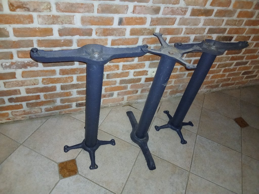 Tafelpoten, Huis en Inrichting, Ophalen, Gebruikt, Metaal, Tafelpoot