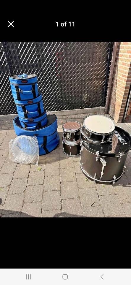 Drums yamaha custom stage, Muziek en Instrumenten, Percussie, Ophalen