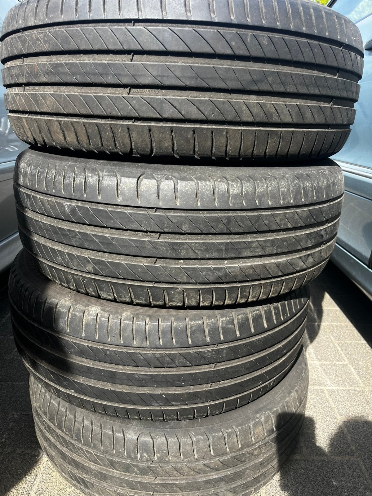 4 pneus d'été Michelin 205/55R16 91V, Enlèvement, Pneus été, Pneu(s)