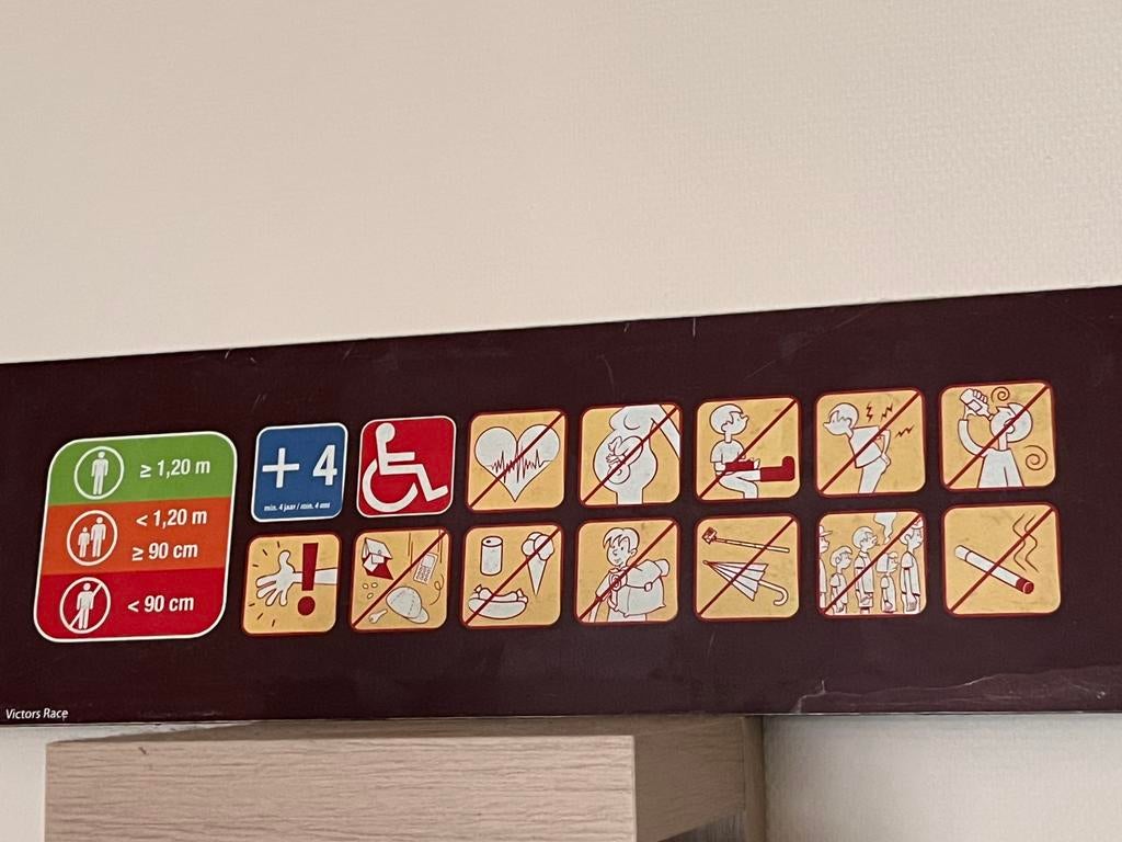 EXCLUSIF ! Planche de attraction Viktor's Race de Plopsaland, Envoi, Autres types