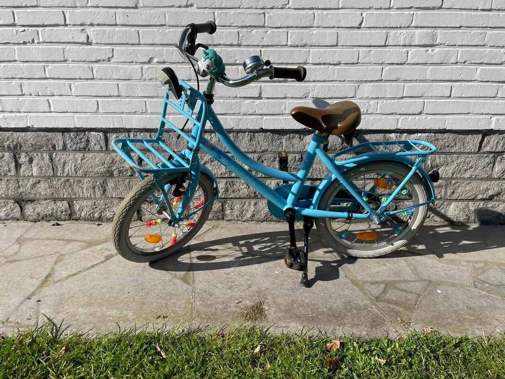 Meisjesfiets retro Alpina - 16inch, Fietsen en Brommers, Ophalen, Gebruikt, Terugtraprem, 16 tot 20 inch