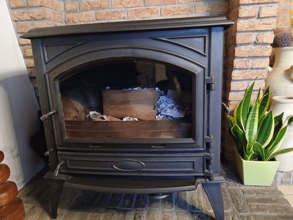 Dovre 760GM Multibrandstofkachel (hout, bruinkool, kolen), Maison & Meubles, Multi-brûleur, Comme neuf, Enlèvement, Bois