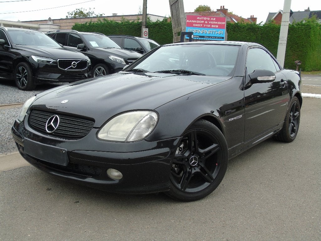 Mercedes SLK 200 Kompressor Cabrio *2002 *AIRCO*AUTOMAAT, Cuir, Achat, Entreprise, Jantes en alliage léger