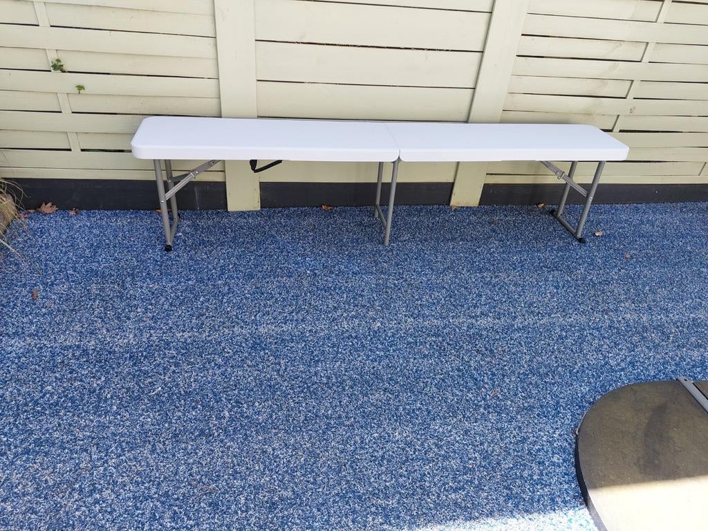 Witte zitbank , handig voor feestjes., Ophalen