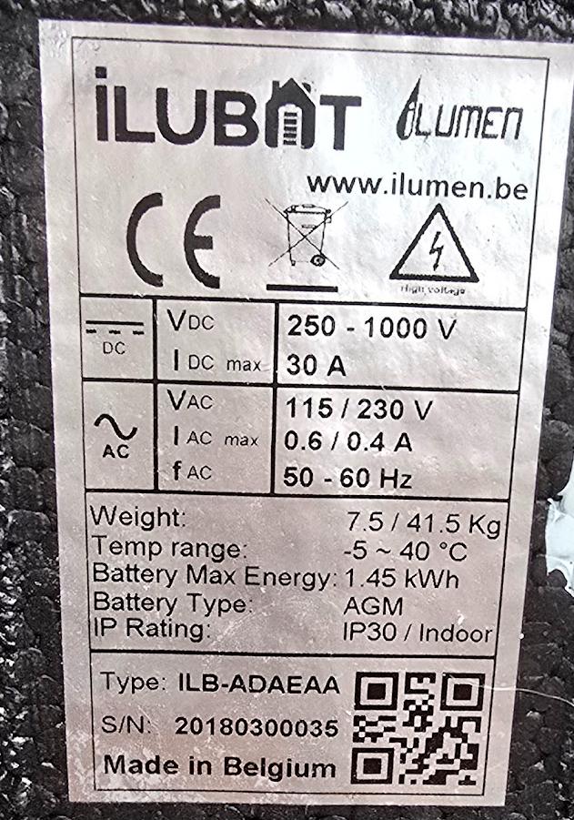 iLuBat batterij voor zonnepanelen, Ophalen, Gebruikt